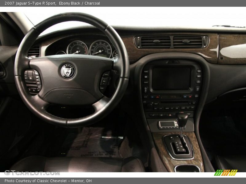 Ebony Black / Charcoal 2007 Jaguar S-Type R Sport