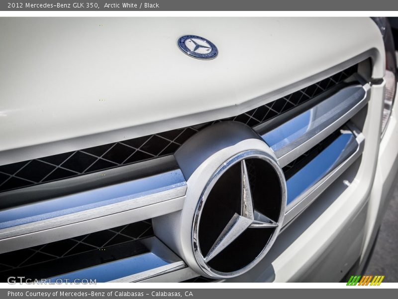 Arctic White / Black 2012 Mercedes-Benz GLK 350