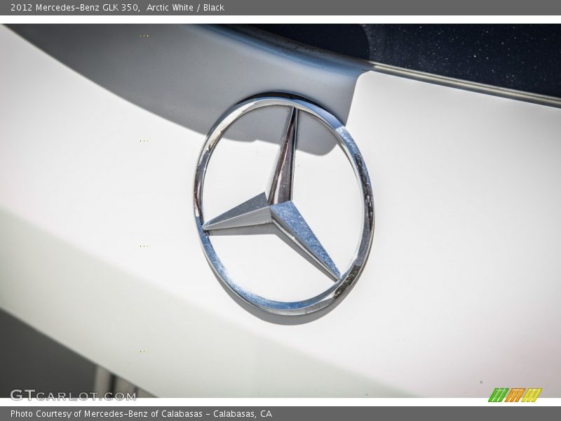 Arctic White / Black 2012 Mercedes-Benz GLK 350