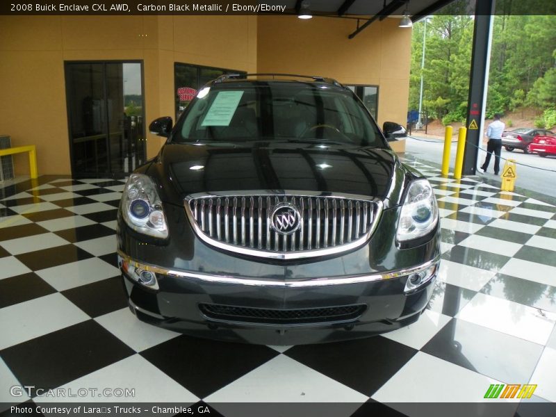 Carbon Black Metallic / Ebony/Ebony 2008 Buick Enclave CXL AWD