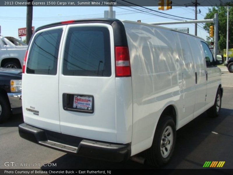 Summit White / Neutral 2013 Chevrolet Express 1500 Cargo Van