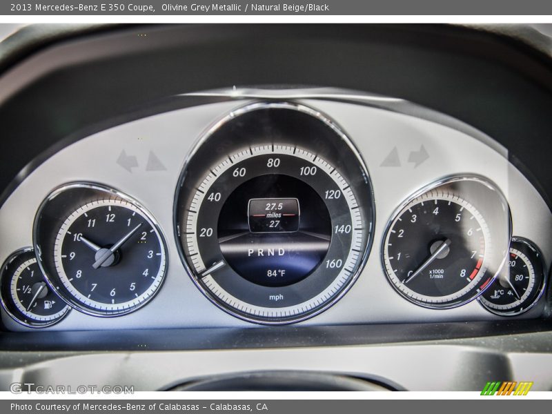 Olivine Grey Metallic / Natural Beige/Black 2013 Mercedes-Benz E 350 Coupe