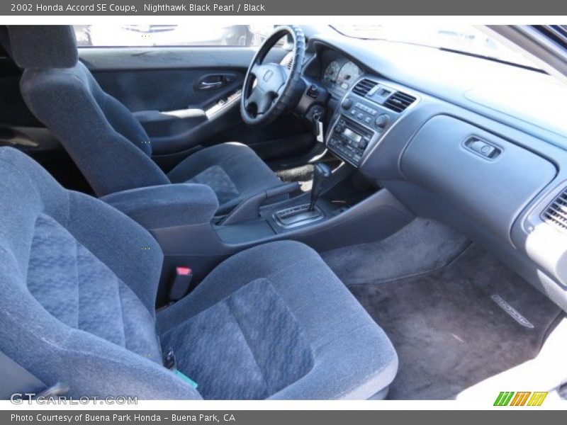 Nighthawk Black Pearl / Black 2002 Honda Accord SE Coupe