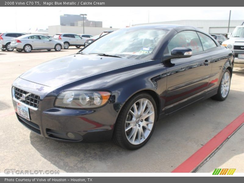Magic Blue Metallic / Calcite Cream 2008 Volvo C70 T5