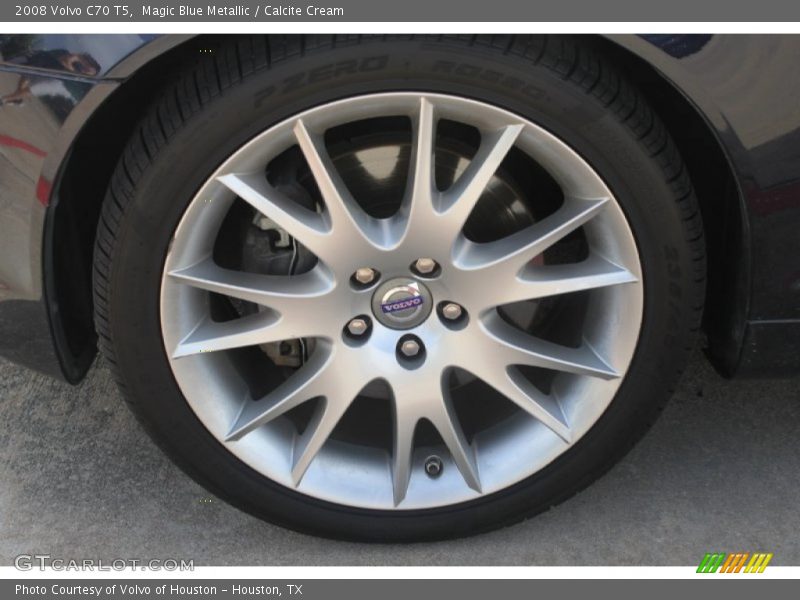 Magic Blue Metallic / Calcite Cream 2008 Volvo C70 T5