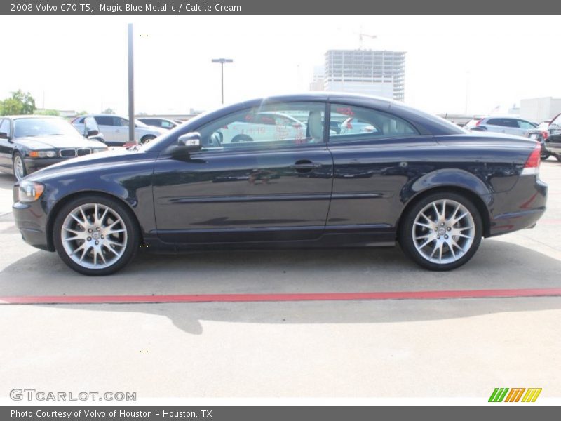 Magic Blue Metallic / Calcite Cream 2008 Volvo C70 T5