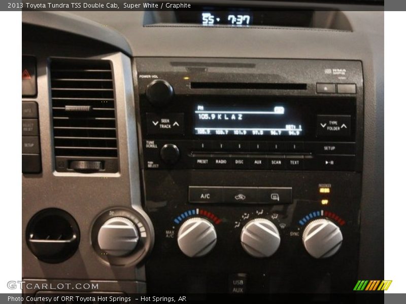 Super White / Graphite 2013 Toyota Tundra TSS Double Cab