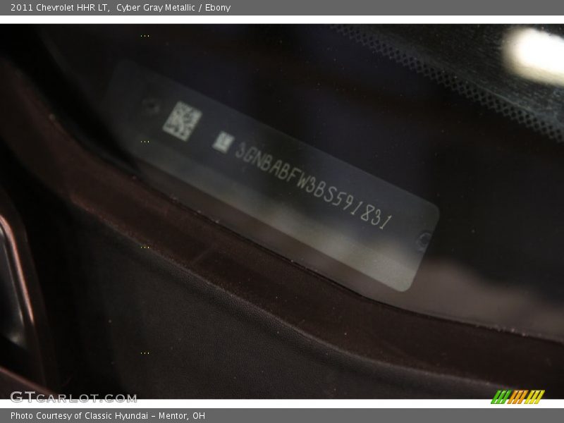 Cyber Gray Metallic / Ebony 2011 Chevrolet HHR LT