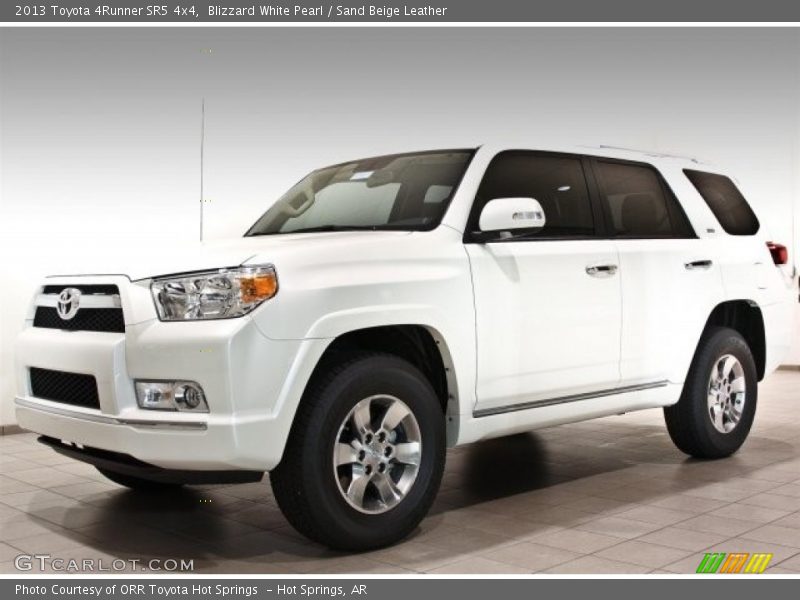 Blizzard White Pearl / Sand Beige Leather 2013 Toyota 4Runner SR5 4x4
