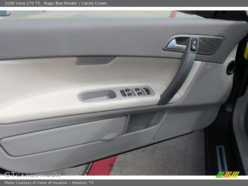 Magic Blue Metallic / Calcite Cream 2008 Volvo C70 T5