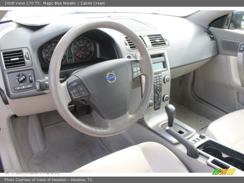 Magic Blue Metallic / Calcite Cream 2008 Volvo C70 T5