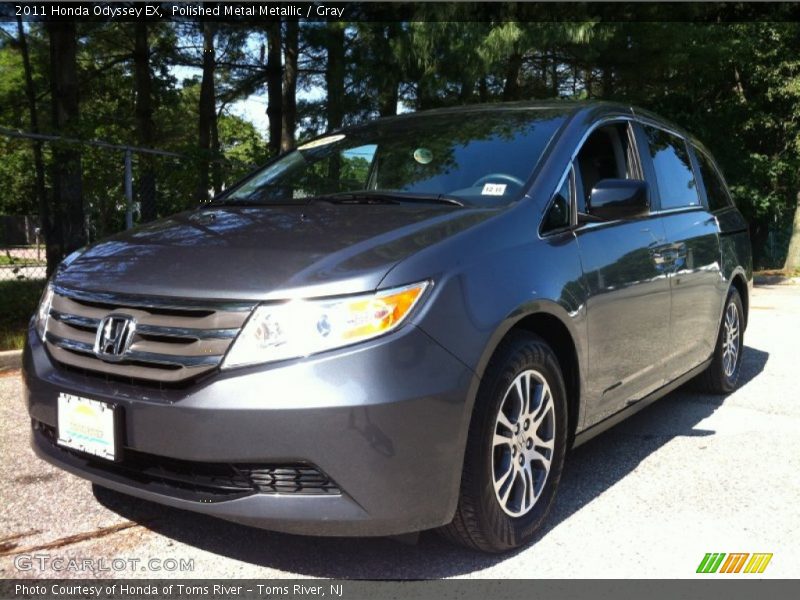 Polished Metal Metallic / Gray 2011 Honda Odyssey EX
