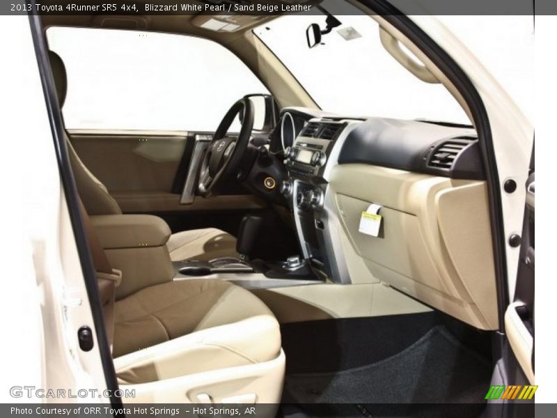 Blizzard White Pearl / Sand Beige Leather 2013 Toyota 4Runner SR5 4x4