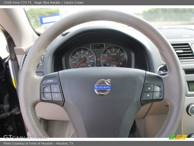 Magic Blue Metallic / Calcite Cream 2008 Volvo C70 T5