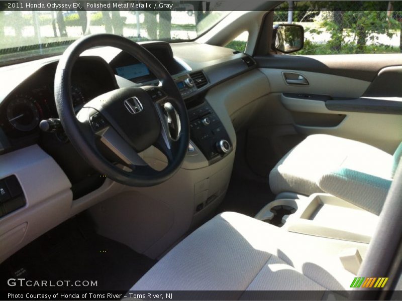 Polished Metal Metallic / Gray 2011 Honda Odyssey EX