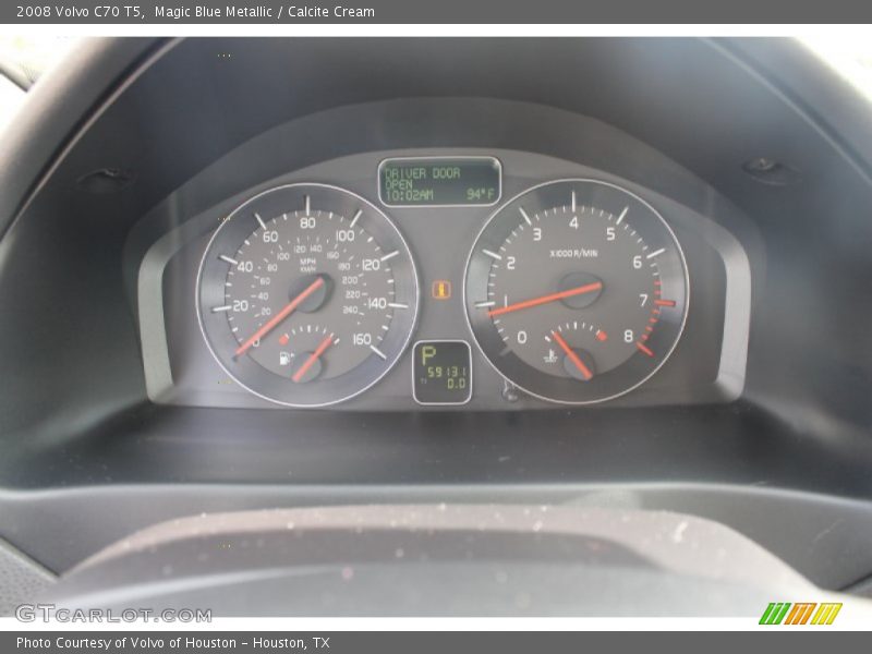 Magic Blue Metallic / Calcite Cream 2008 Volvo C70 T5