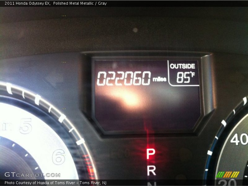 Polished Metal Metallic / Gray 2011 Honda Odyssey EX