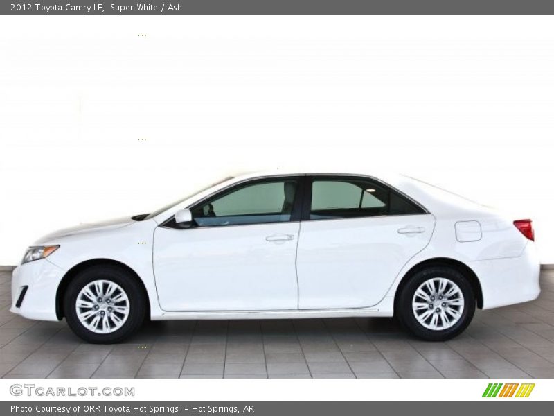 Super White / Ash 2012 Toyota Camry LE