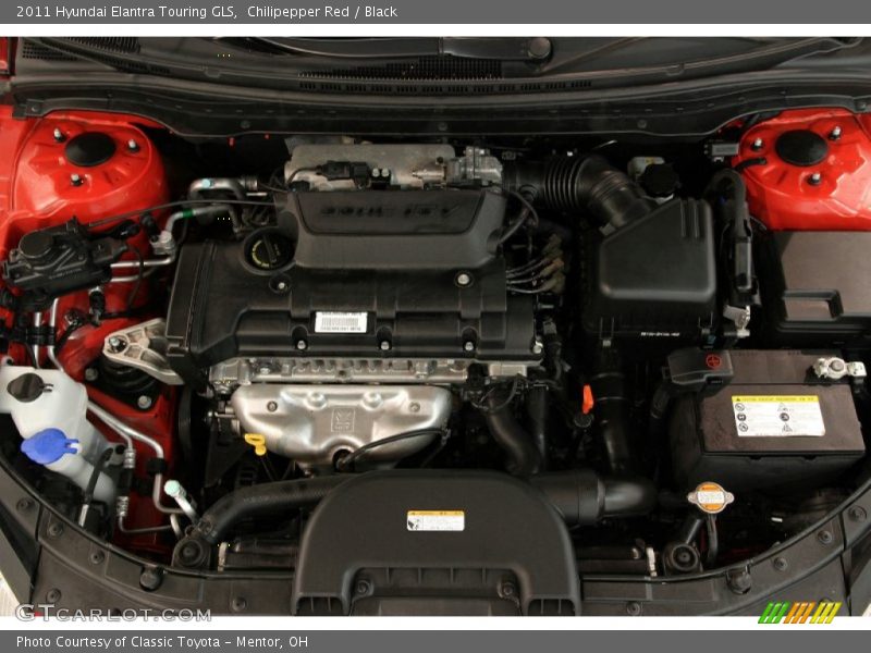 Chilipepper Red / Black 2011 Hyundai Elantra Touring GLS