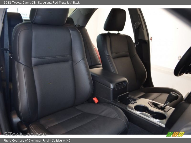 Barcelona Red Metallic / Black 2012 Toyota Camry SE
