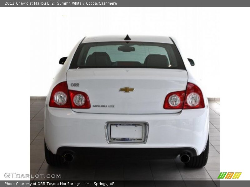 Summit White / Cocoa/Cashmere 2012 Chevrolet Malibu LTZ