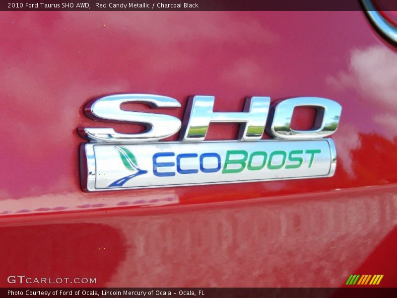 Red Candy Metallic / Charcoal Black 2010 Ford Taurus SHO AWD