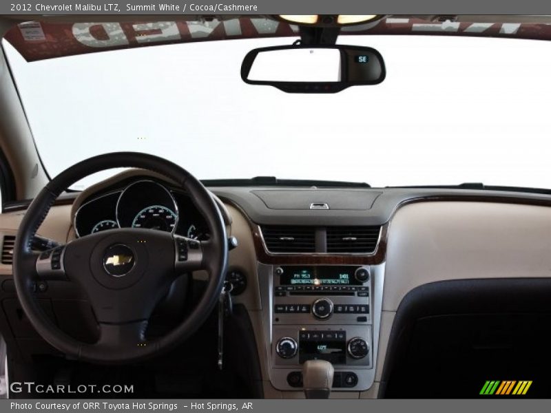 Summit White / Cocoa/Cashmere 2012 Chevrolet Malibu LTZ