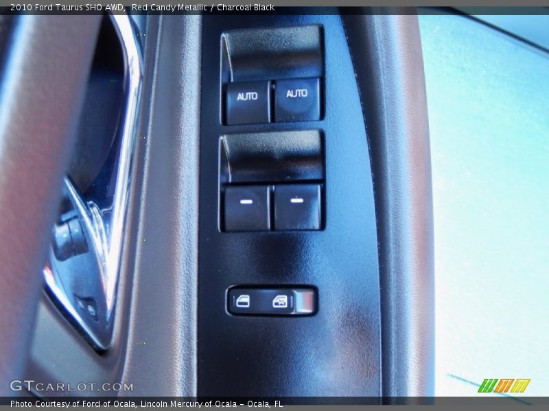 Red Candy Metallic / Charcoal Black 2010 Ford Taurus SHO AWD