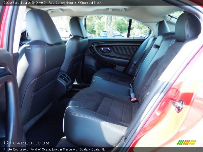 Red Candy Metallic / Charcoal Black 2010 Ford Taurus SHO AWD