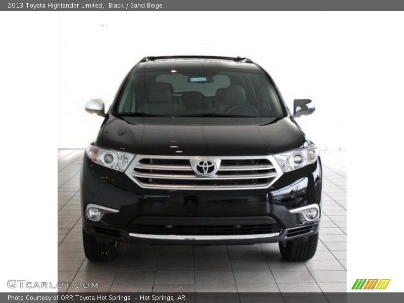 Black / Sand Beige 2013 Toyota Highlander Limited