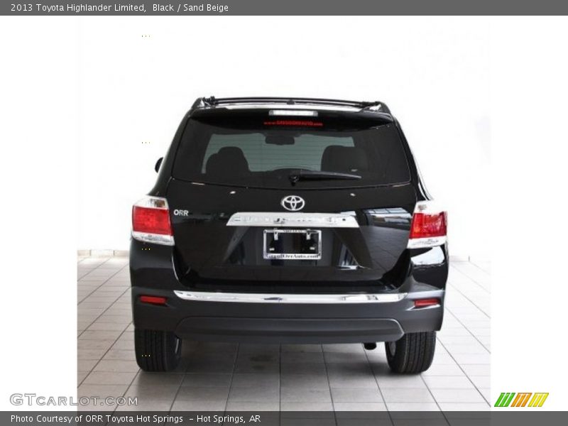 Black / Sand Beige 2013 Toyota Highlander Limited