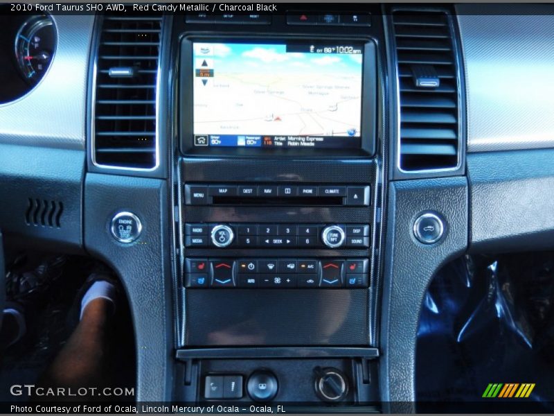 Red Candy Metallic / Charcoal Black 2010 Ford Taurus SHO AWD