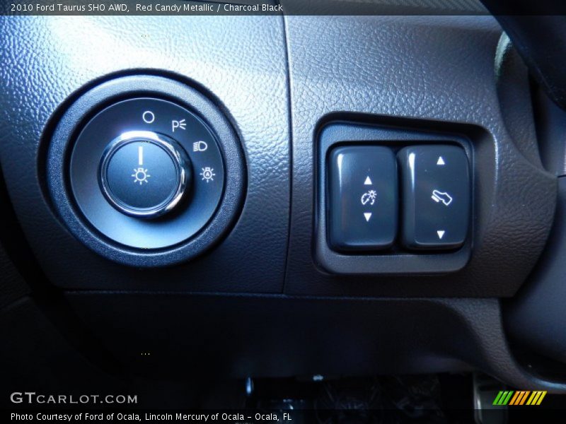 Red Candy Metallic / Charcoal Black 2010 Ford Taurus SHO AWD