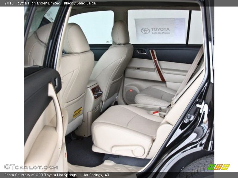 Black / Sand Beige 2013 Toyota Highlander Limited