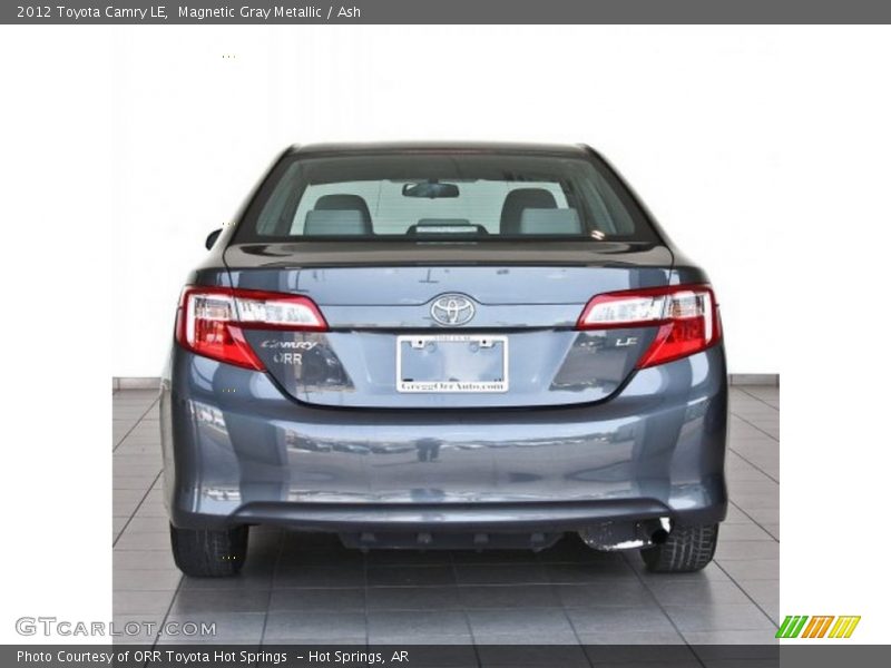 Magnetic Gray Metallic / Ash 2012 Toyota Camry LE