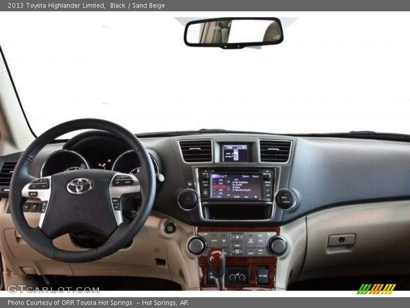 Black / Sand Beige 2013 Toyota Highlander Limited