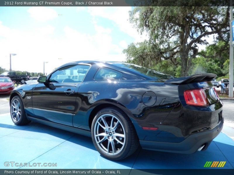 Black / Charcoal Black 2012 Ford Mustang GT Premium Coupe