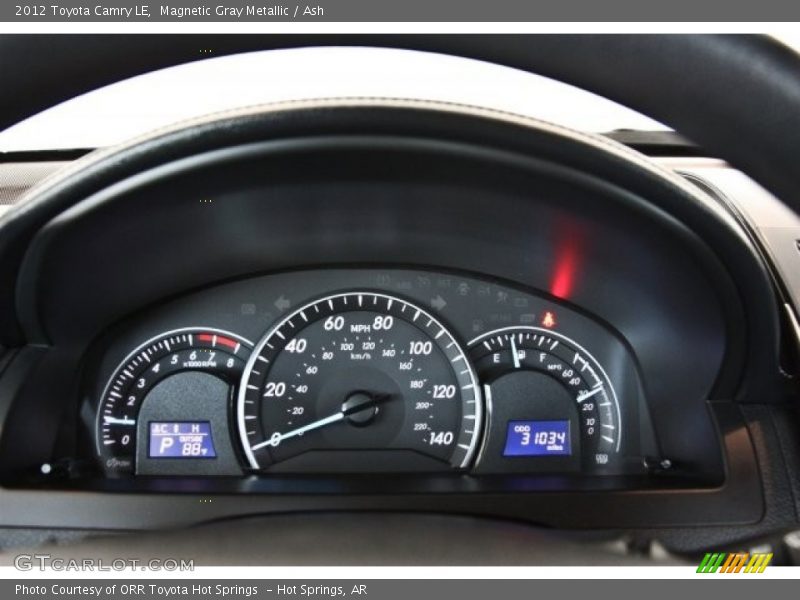 Magnetic Gray Metallic / Ash 2012 Toyota Camry LE
