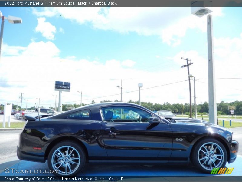 Black / Charcoal Black 2012 Ford Mustang GT Premium Coupe