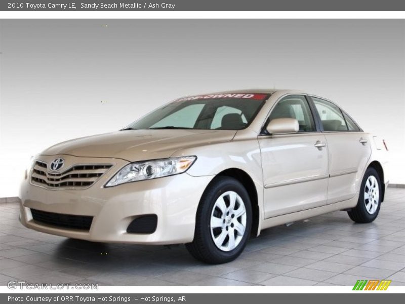 Sandy Beach Metallic / Ash Gray 2010 Toyota Camry LE