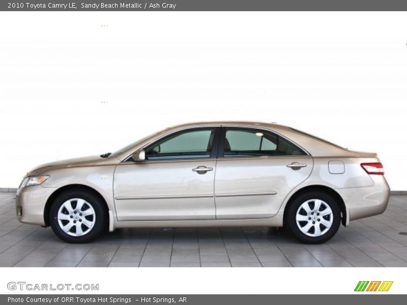 Sandy Beach Metallic / Ash Gray 2010 Toyota Camry LE