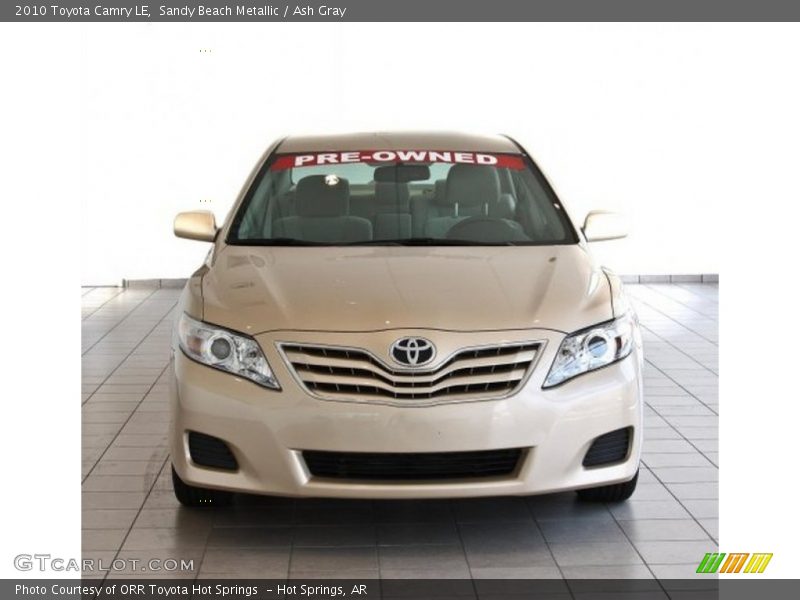 Sandy Beach Metallic / Ash Gray 2010 Toyota Camry LE