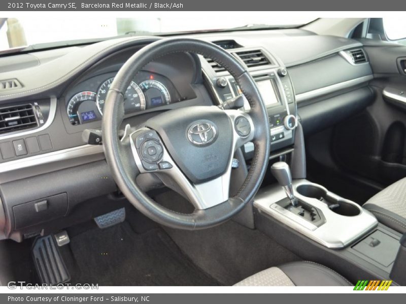 Barcelona Red Metallic / Black/Ash 2012 Toyota Camry SE