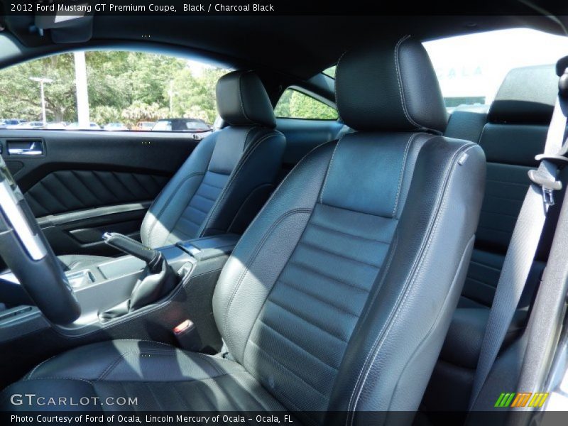 Black / Charcoal Black 2012 Ford Mustang GT Premium Coupe