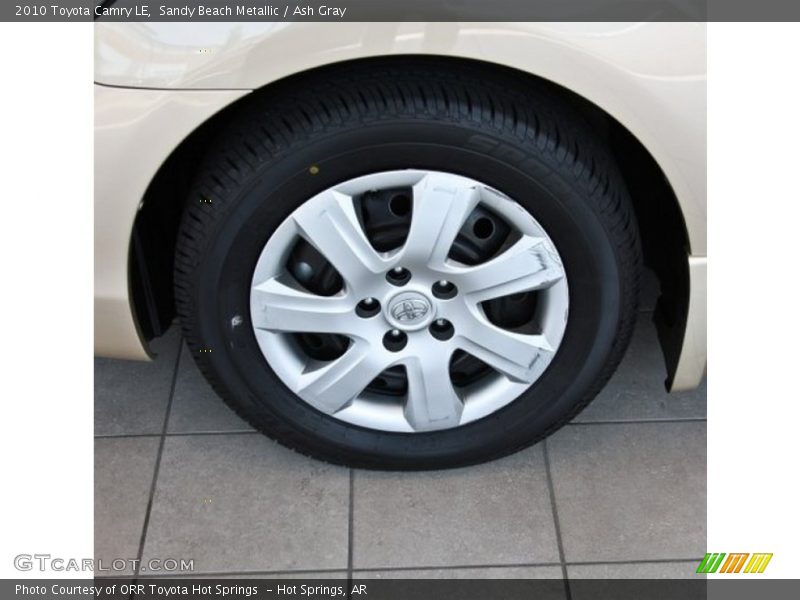 Sandy Beach Metallic / Ash Gray 2010 Toyota Camry LE