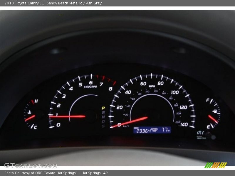 Sandy Beach Metallic / Ash Gray 2010 Toyota Camry LE