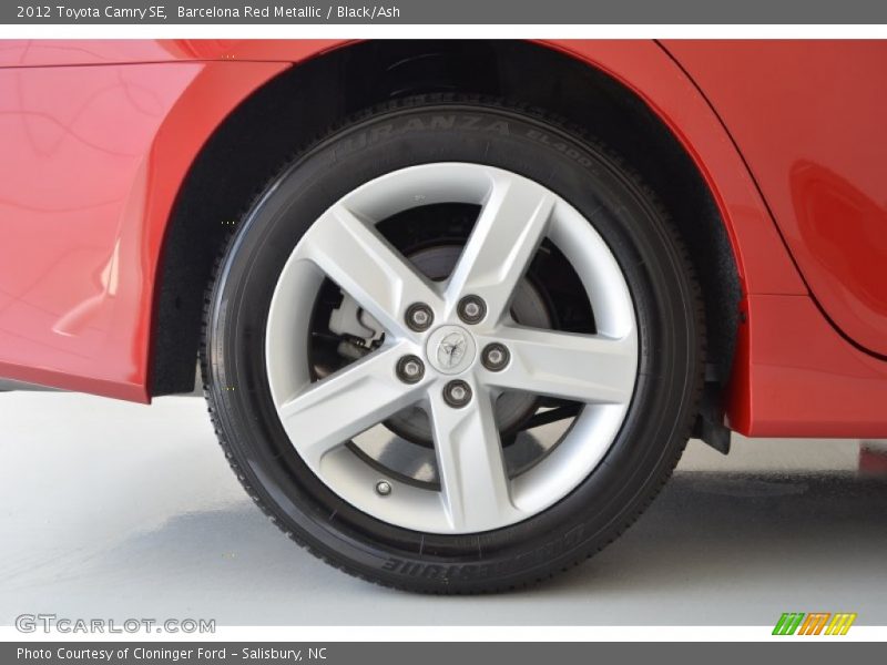 Barcelona Red Metallic / Black/Ash 2012 Toyota Camry SE