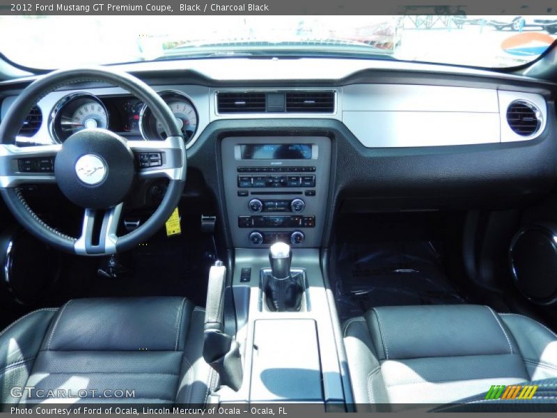 Black / Charcoal Black 2012 Ford Mustang GT Premium Coupe