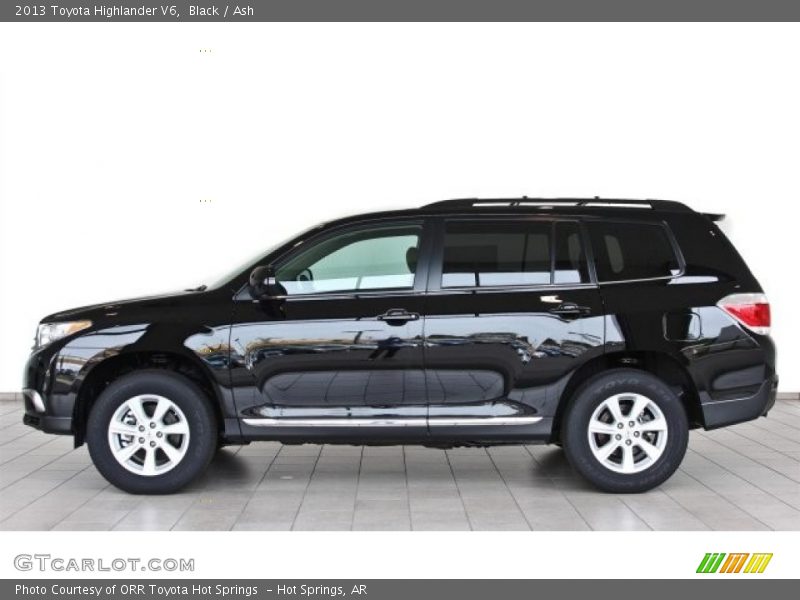 Black / Ash 2013 Toyota Highlander V6