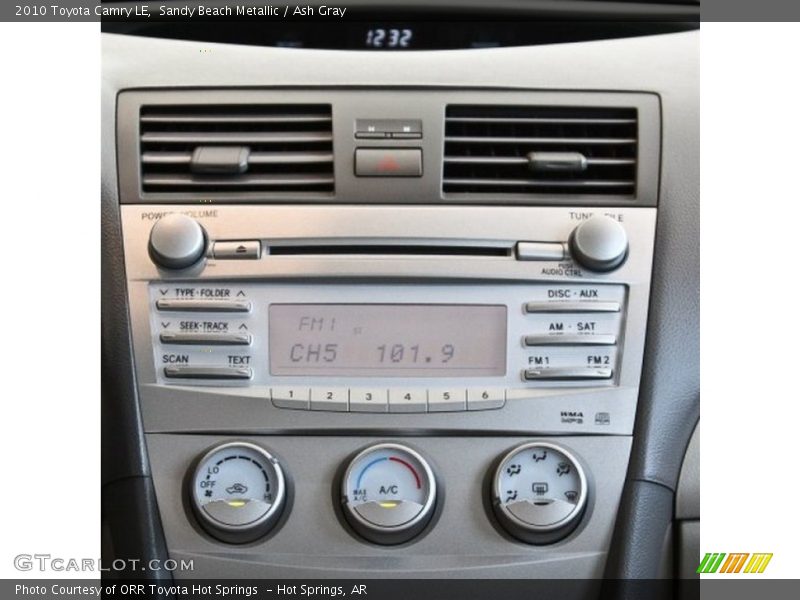Sandy Beach Metallic / Ash Gray 2010 Toyota Camry LE